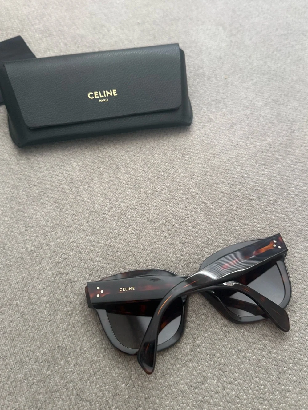 Celine Square Polarized Acetate Sunglasses